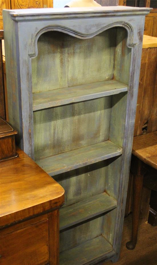 Painted open bookcase